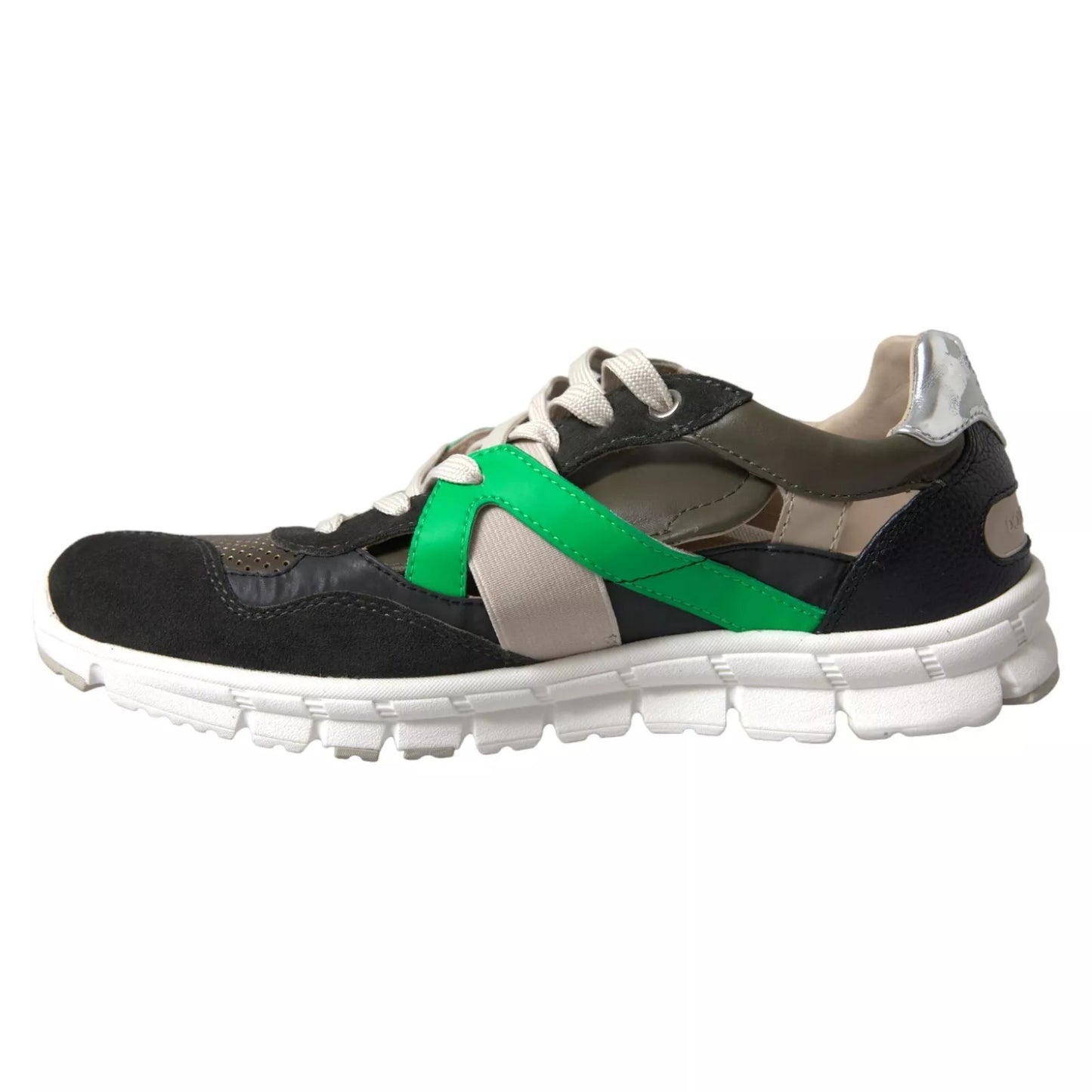 Dolce &amp; Gabbana Sneakers Multicolor Leather Suede Shoes
