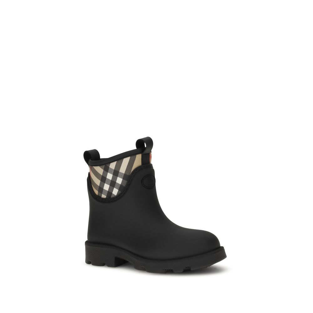 Burberry Marsh Stamp Rubber Ankle Boots Weatherproof