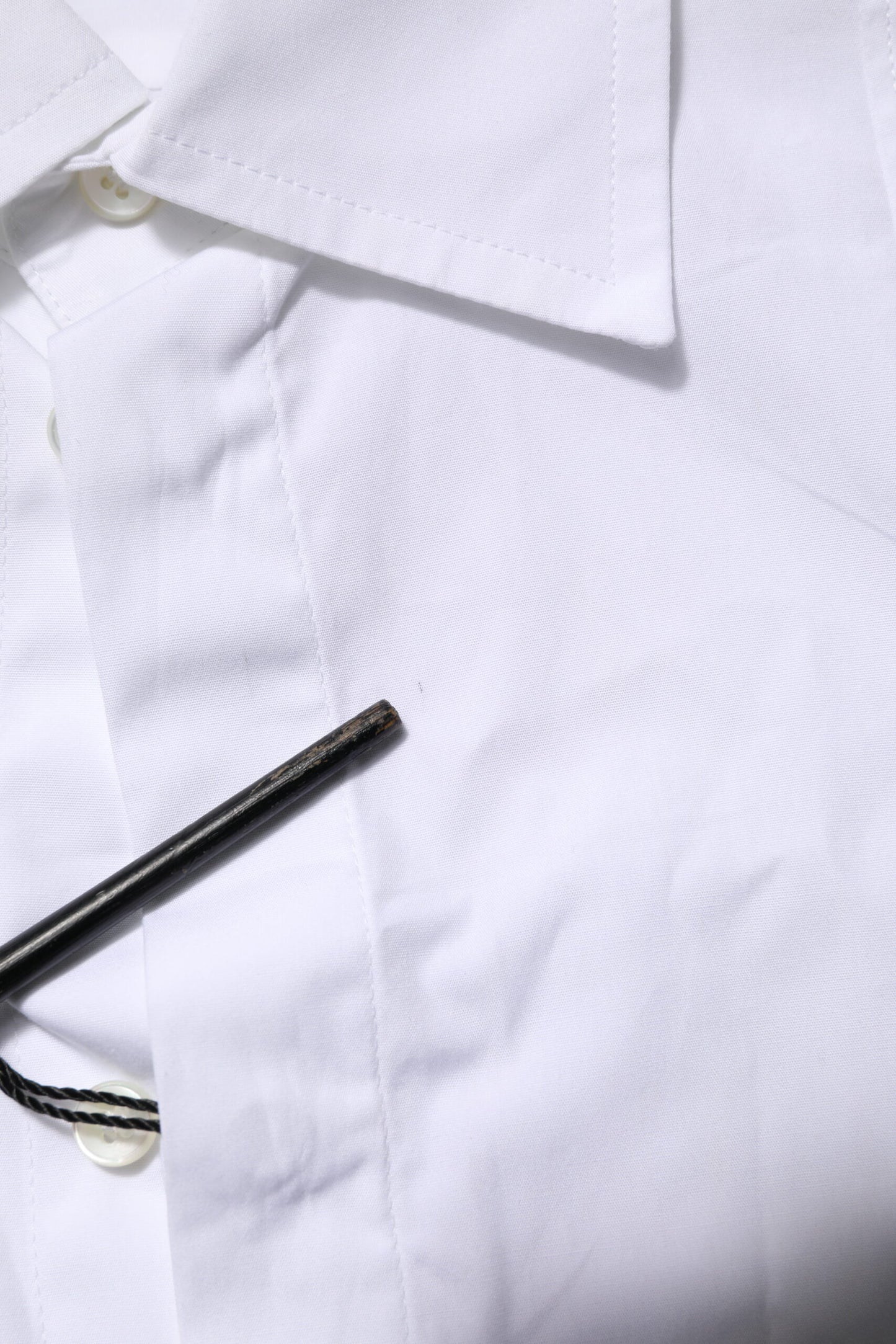 Dolce &amp; Gabbana White Poplin Cotton Formal Men Dress Shirt