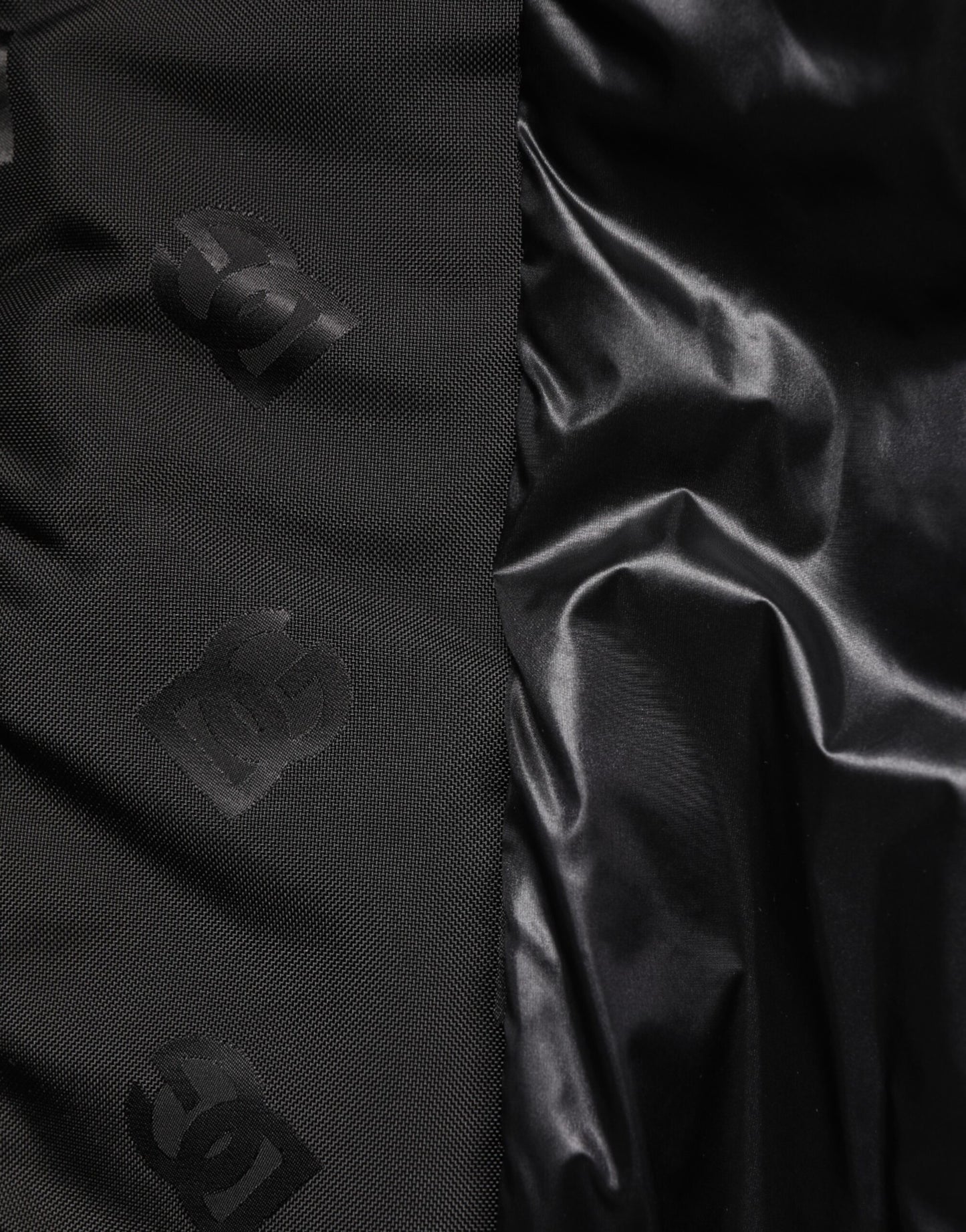 Dolce &amp; Gabbana Black Cargo Windbraker Logo Mania Jacket