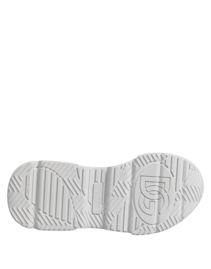 Dolce & Gabbana White Leather Daymaster Low Top Sneakers Shoes - from Dolce & Gabbana