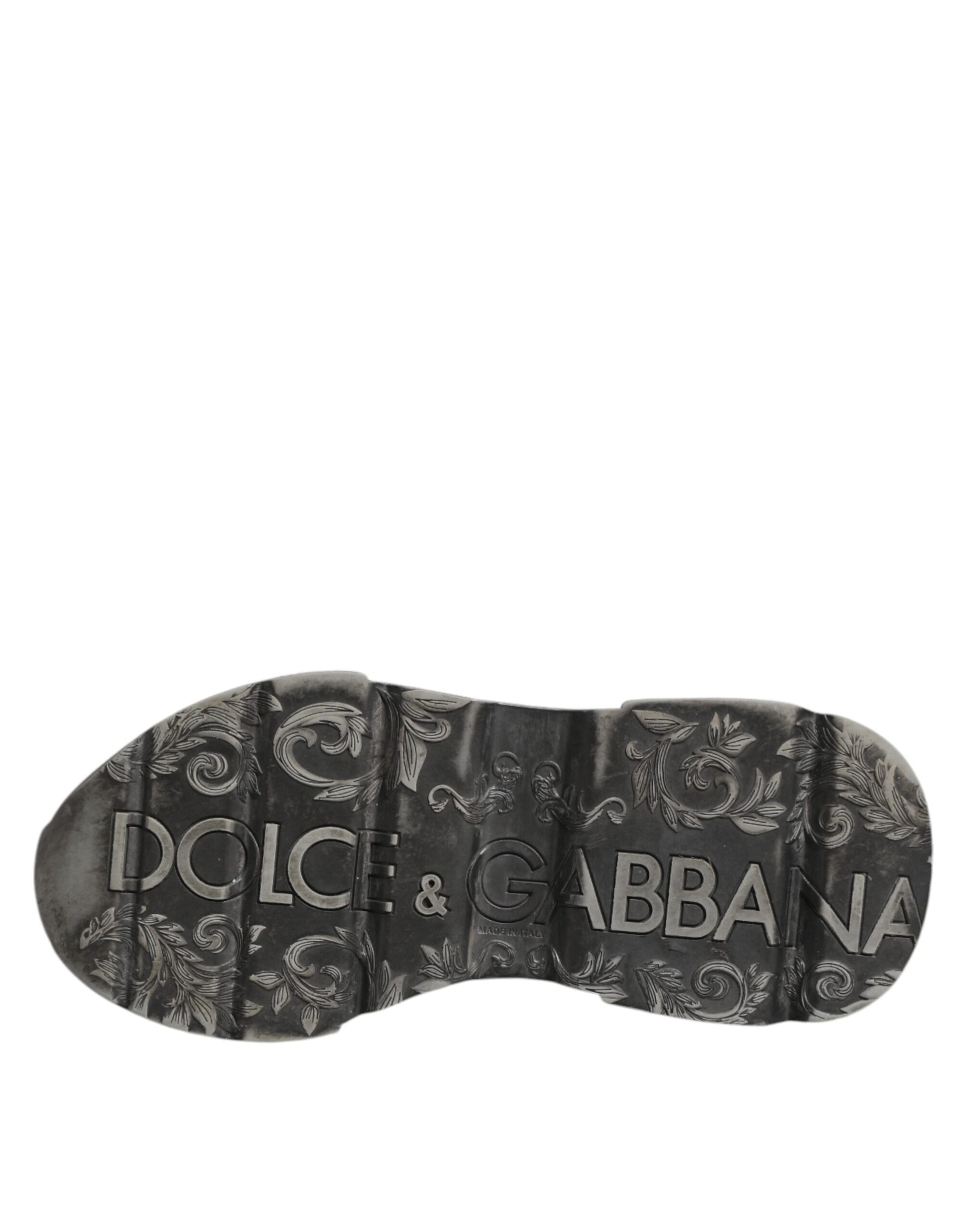 Dolce & Gabbana White Daymaster Leather Low Top Sneakers Shoes - from Dolce & Gabbana