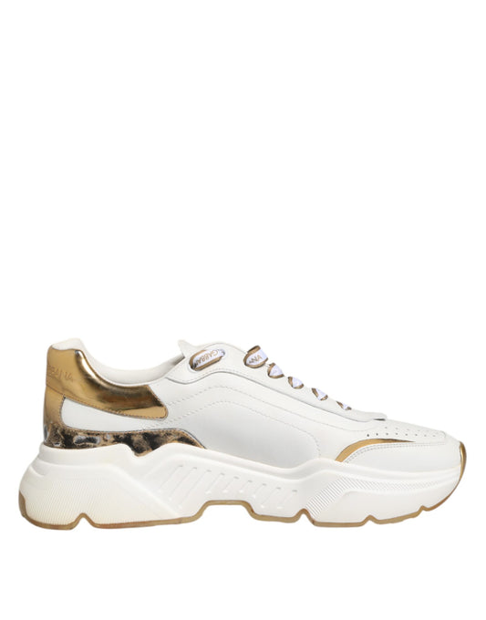 Dolce & Gabbana White Logo Daymaster Low Top Sneakers Shoes - from Dolce & Gabbana