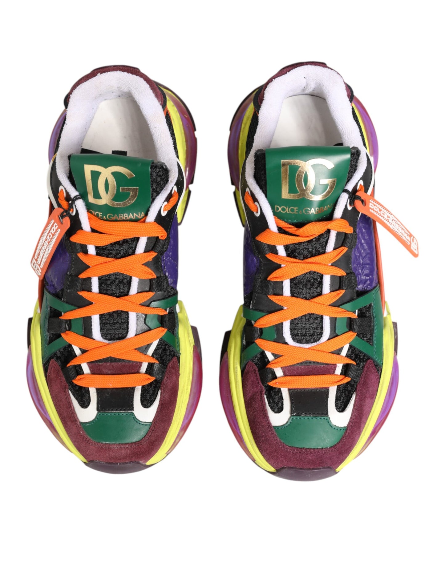 Dolce &amp; Gabbana Multicolor Airmaster Men Sneaker Shoes