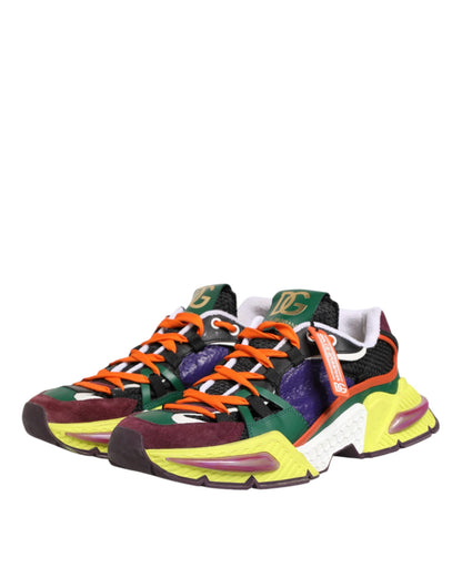 Dolce &amp; Gabbana Multicolor Airmaster Men Sneaker Shoes