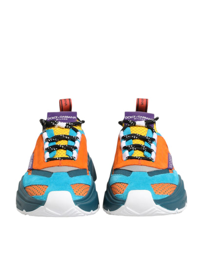 Dolce &amp; Gabbana Multicolor Daymaster Low Top Sneakers Shoes