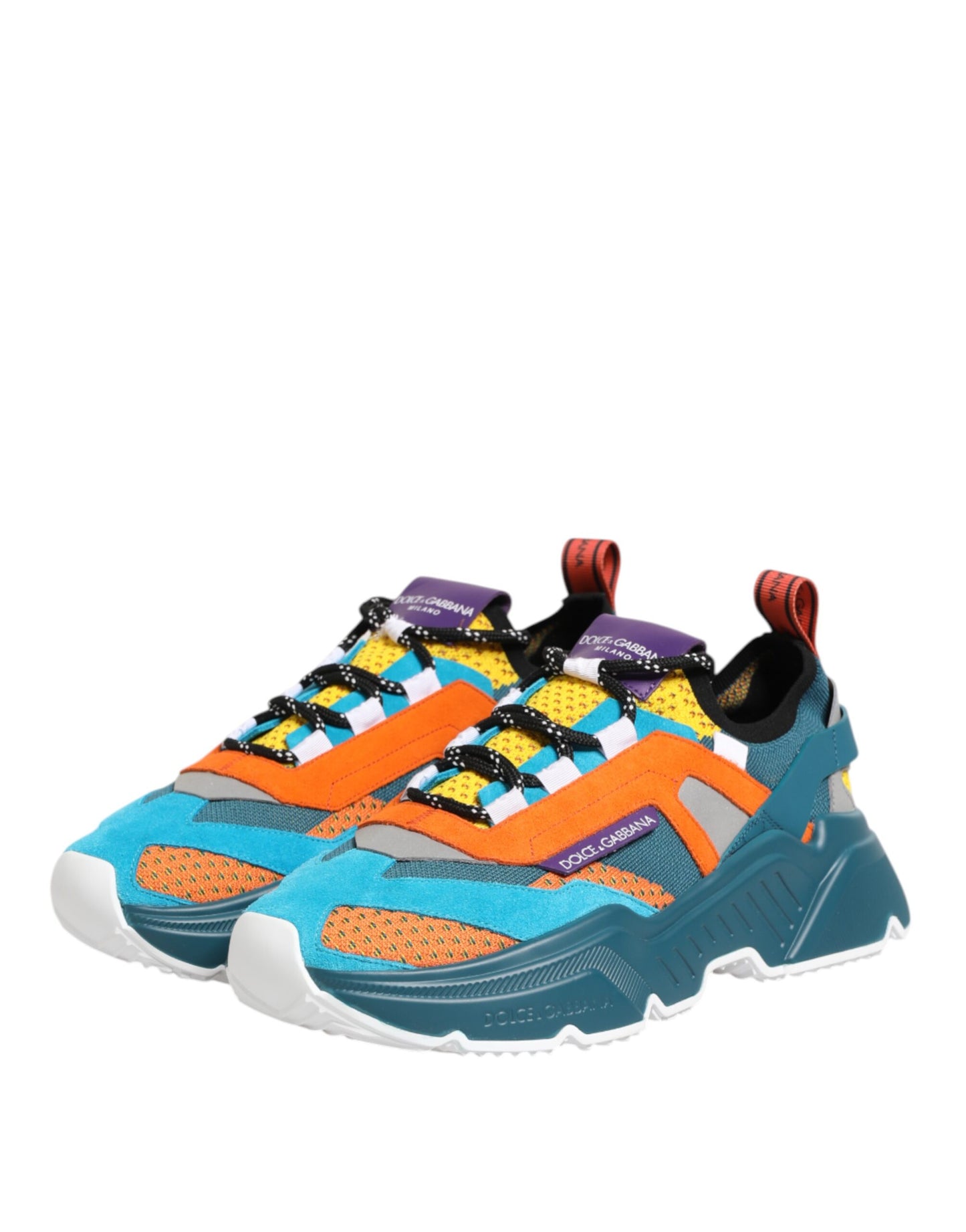 Dolce &amp; Gabbana Multicolor Daymaster Low Top Sneakers Shoes