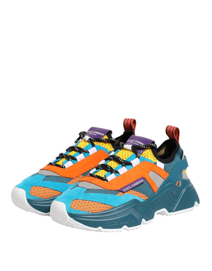 Dolce &amp; Gabbana Multicolor Daymaster Low Top Sneakers Shoes