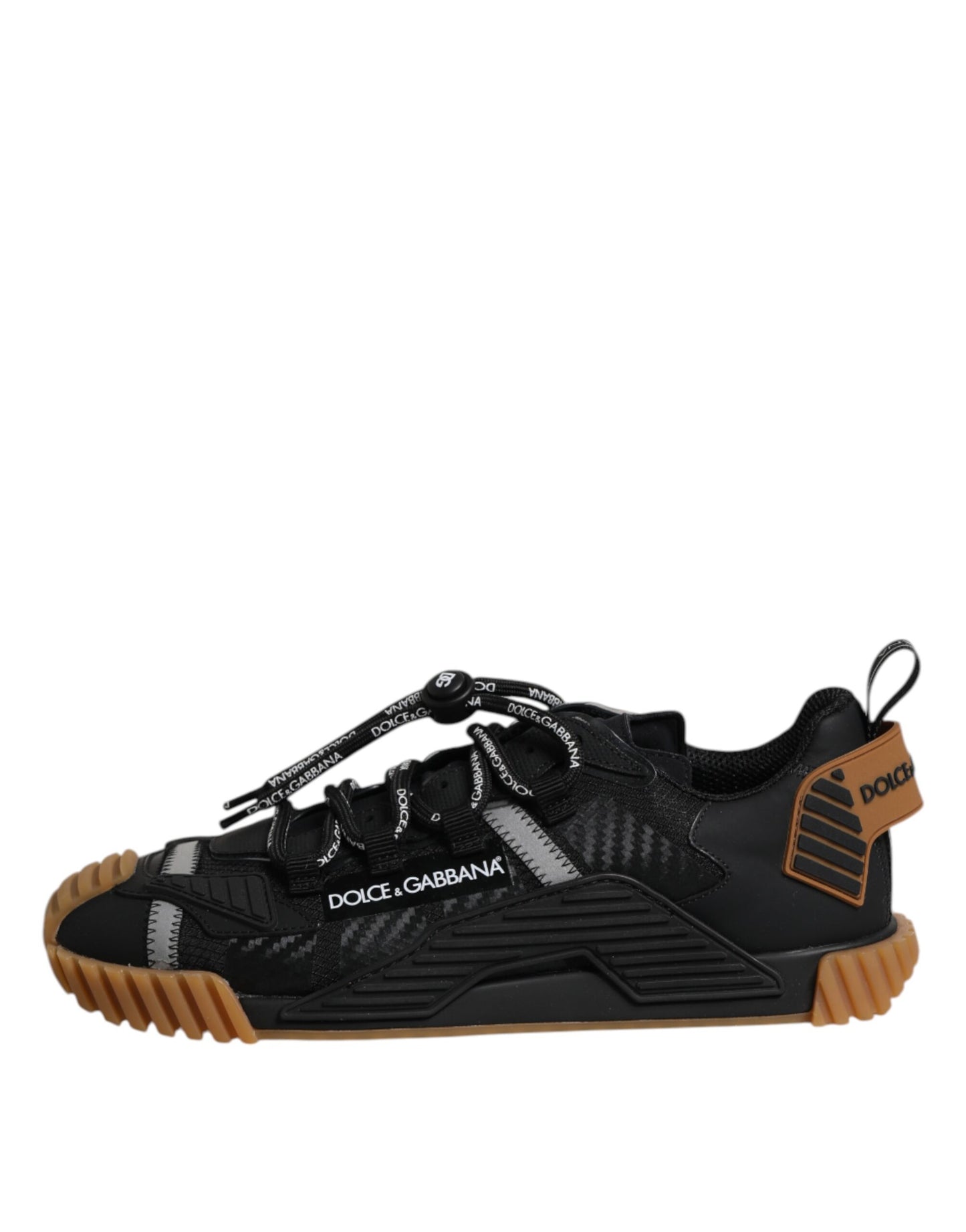 Dolce &amp; Gabbana Black NS1 Lace Up Low Top Men Sneakers Shoes