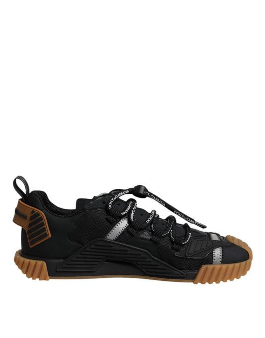 Dolce &amp; Gabbana Black NS1 Lace Up Low Top Men Sneakers Shoes