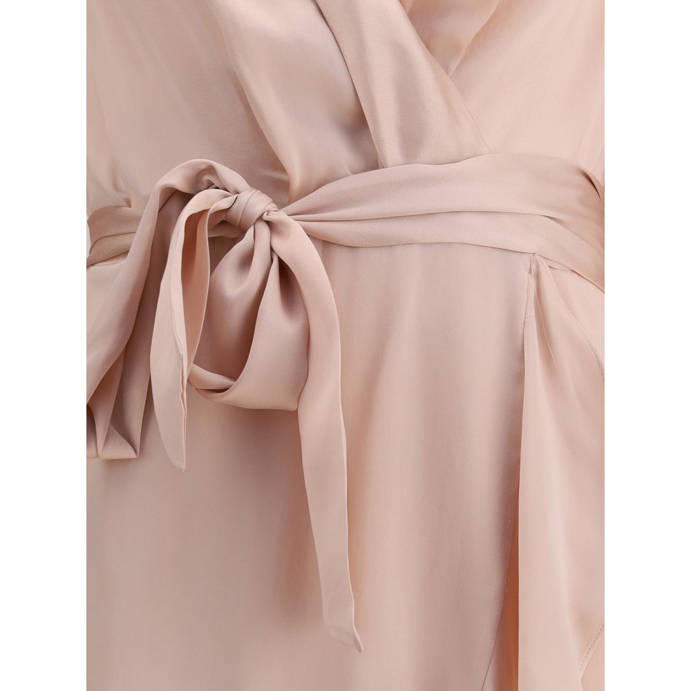 Zimmermann Silk charmeuse wrap dress