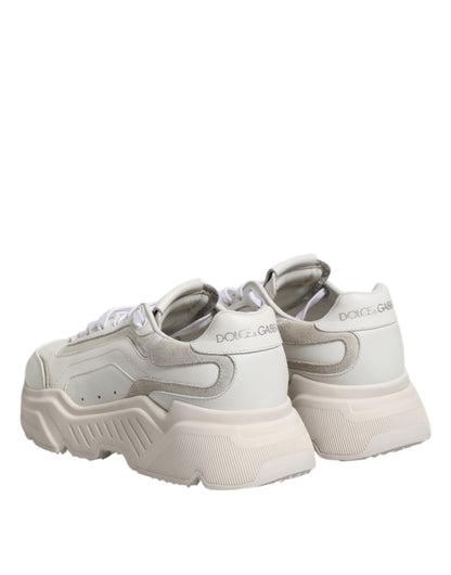 Dolce &amp; Gabbana White Daymaster Low Top Sneakers Shoes