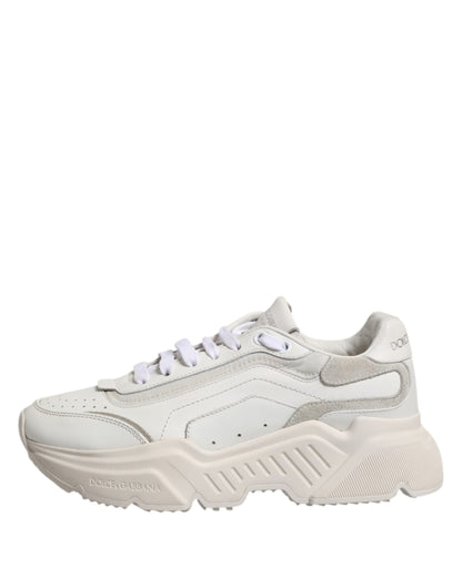 Dolce &amp; Gabbana White Daymaster Low Top Sneakers Shoes