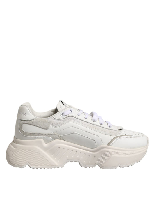 Dolce &amp; Gabbana White Daymaster Low Top Sneakers Shoes