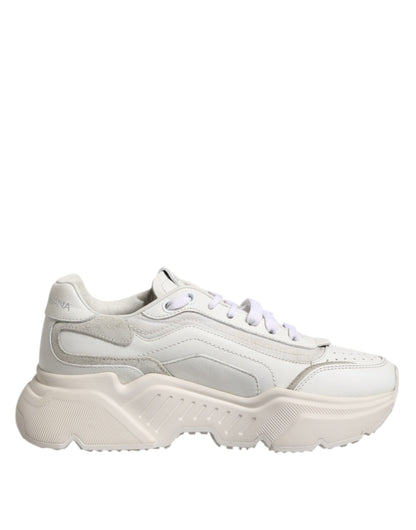 Dolce &amp; Gabbana White Daymaster Low Top Sneakers Shoes