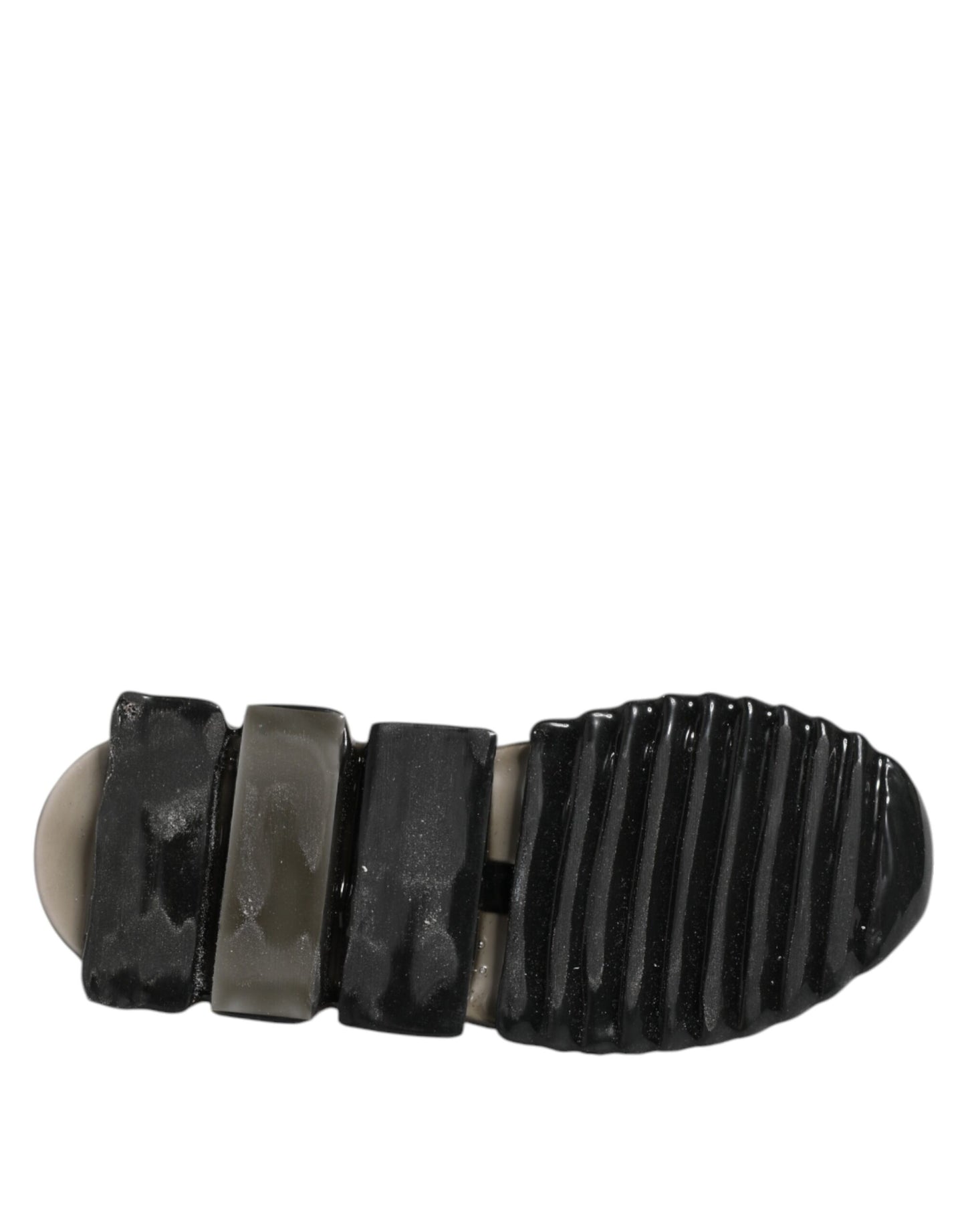 Dolce &amp; Gabbana Black Sorrento Slip On Low Top Sneakers Shoes