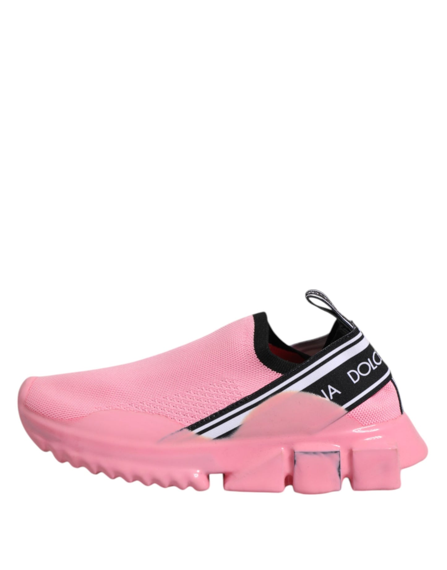Dolce &amp; Gabbana Pink Sorrento Low Top Women Sneakers Shoes