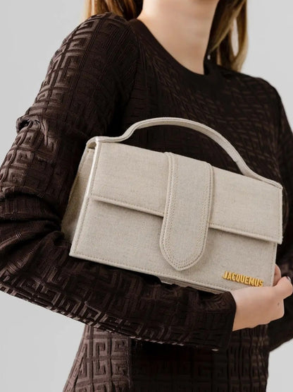 Jacquemus Le Grand Bambino Light Gray Bag