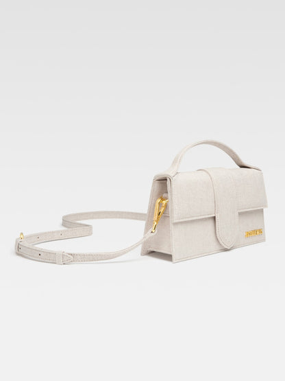 Jacquemus Le Grand Bambino Light Gray Bag