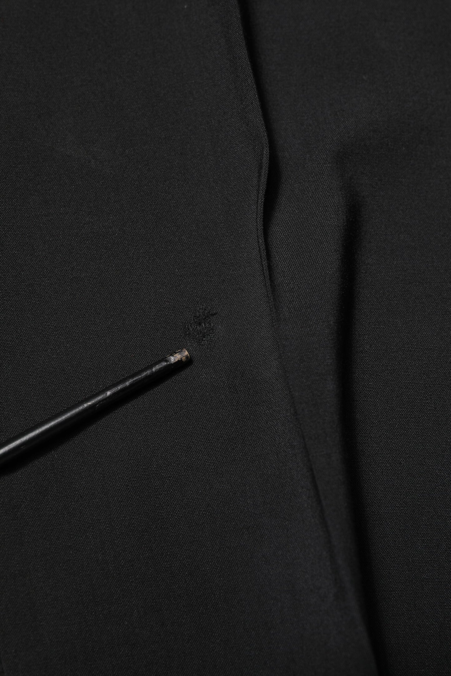 Dolce &amp; Gabbana Black Wool Tapered Formal Men Dress Pants