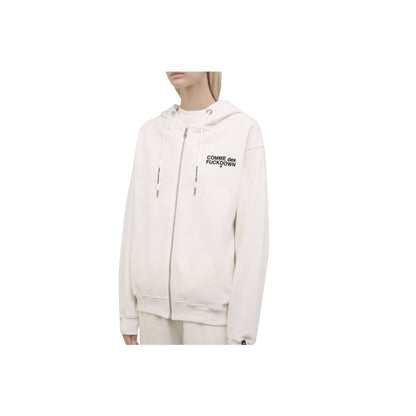 Comme Des Fuckdown White Cotton Sweater by Comme Des Fuckdown