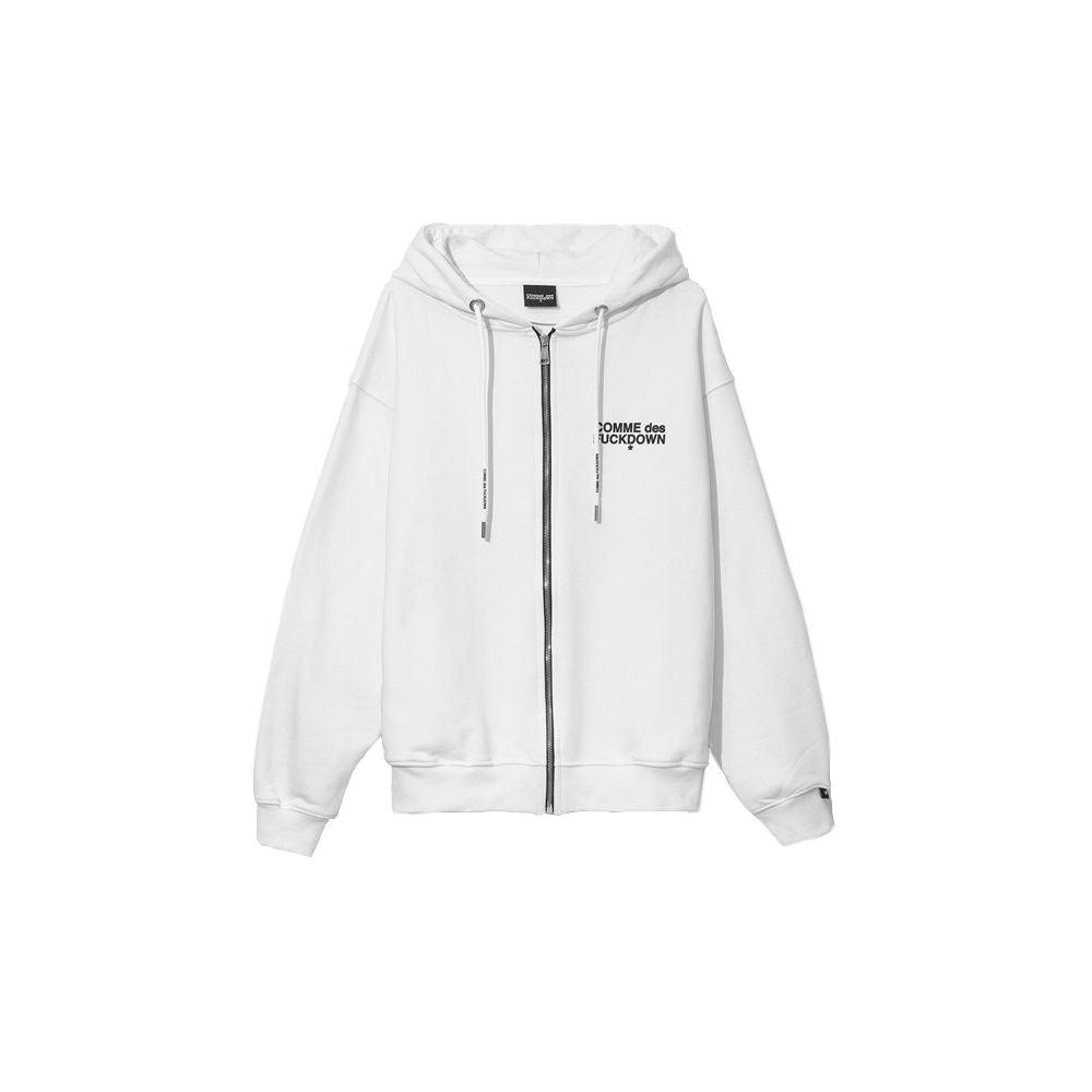 Comme Des Fuckdown White Cotton Sweater by Comme Des Fuckdown