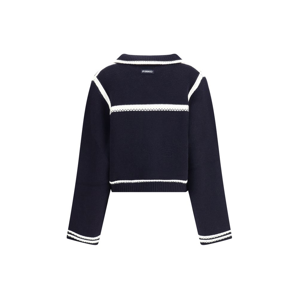 PINKO Cardigan with contrasting profiles by PINKO
