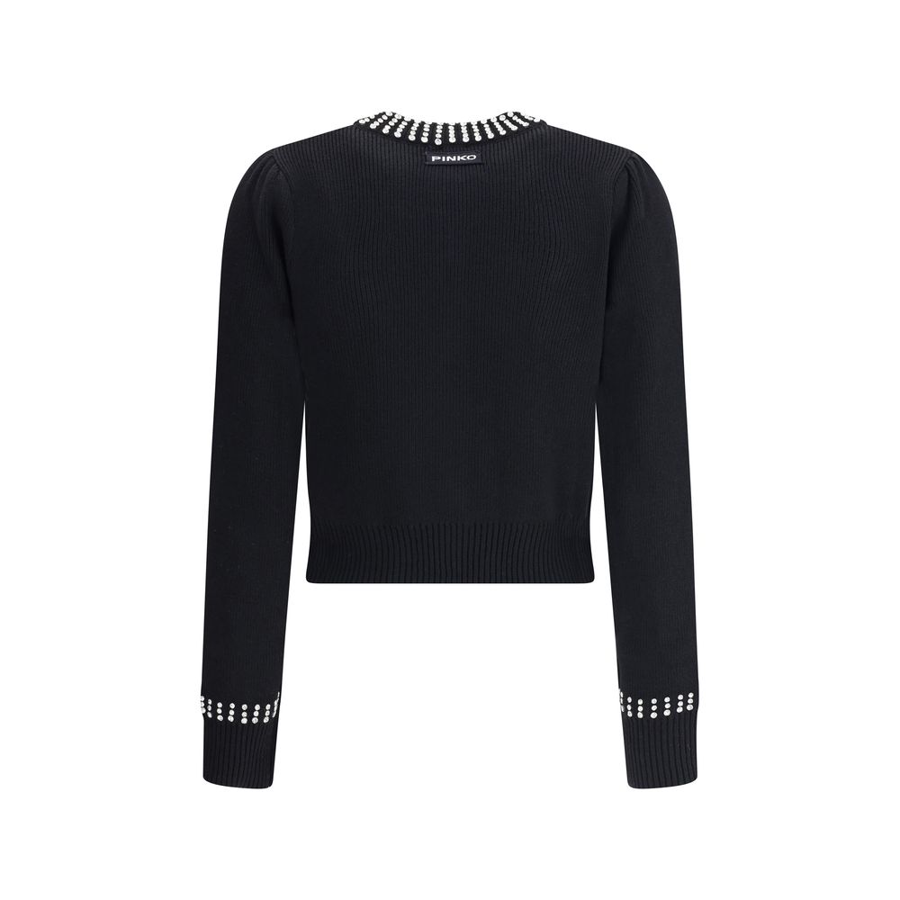 PINKO Rhinestone Cardigan by PINKO