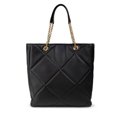 Dolce &amp; Gabbana Black Leather Tote Bag