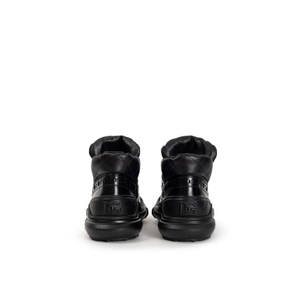 Dolce &amp; Gabbana Black Leather Oxfords And Derby