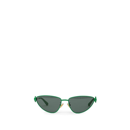 Bottega Veneta Green Metal Sunglasses