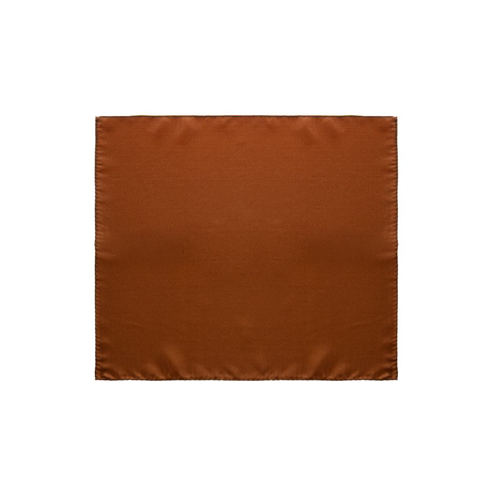 Dolce &amp; Gabbana Brown Silk Pocket Square