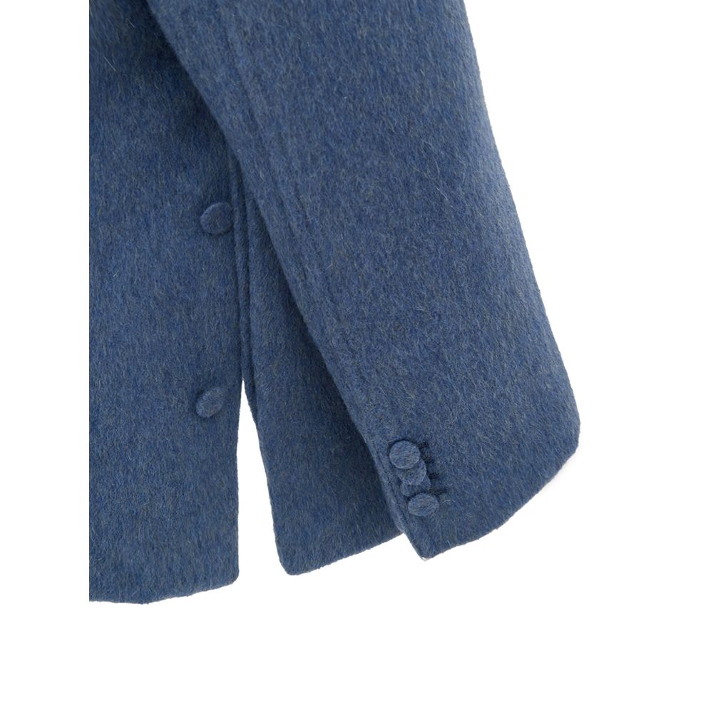 Gucci Light Blue Wool Jackets &amp; Coat