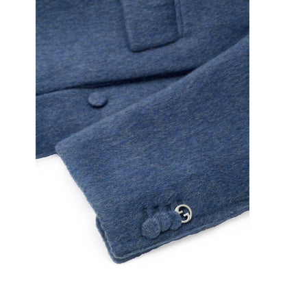 Gucci Light Blue Wool Jackets &amp; Coat