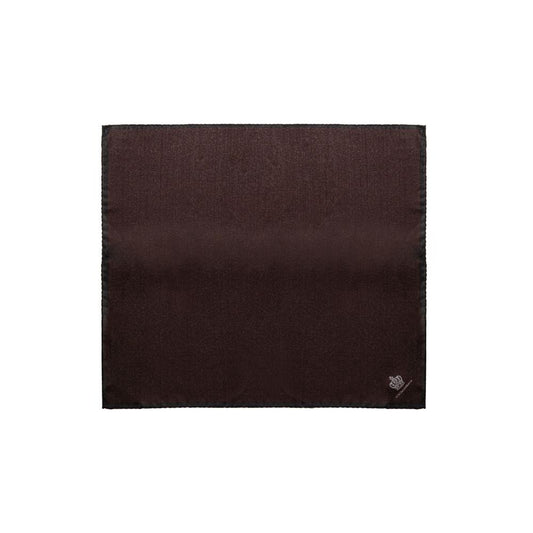 Dolce &amp; Gabbana Brown Silk Pocket Square