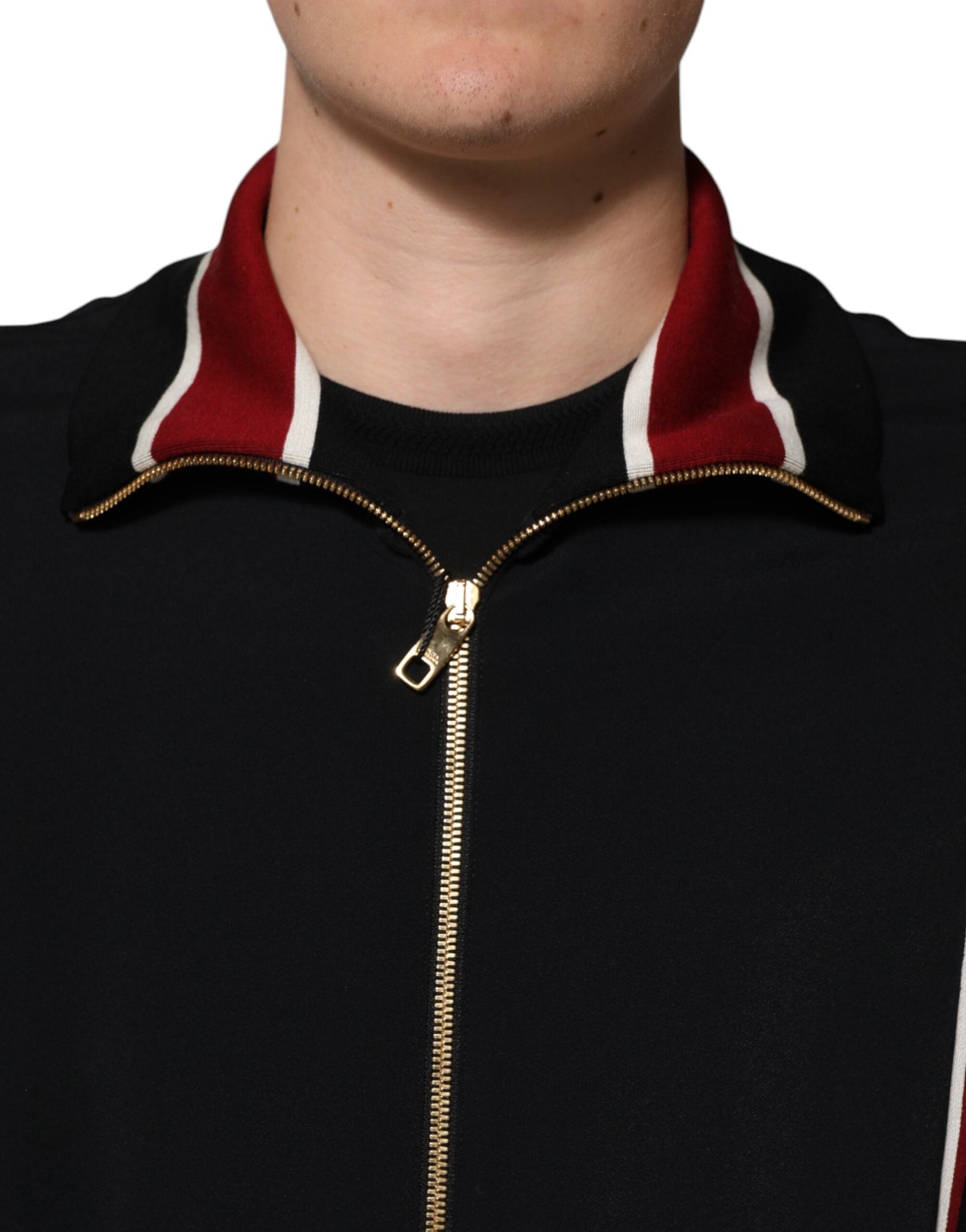 Dolce &amp; Gabbana Black DG King Full Zip Sweatshirt Sweater
