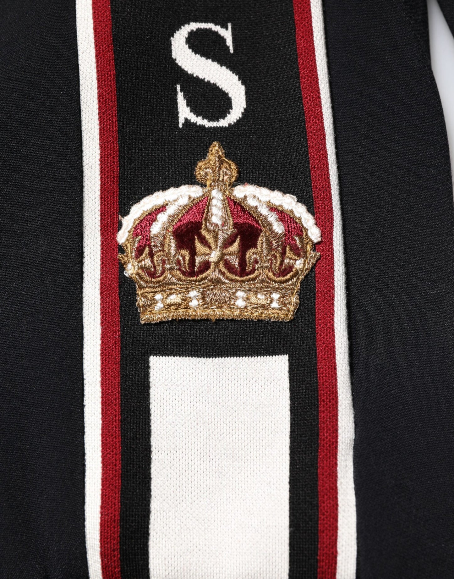 Dolce &amp; Gabbana Black DG King Full Zip Sweatshirt Sweater