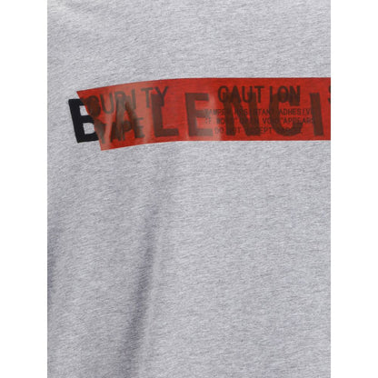 T-shirt avec motif Balenciaga collé au dos