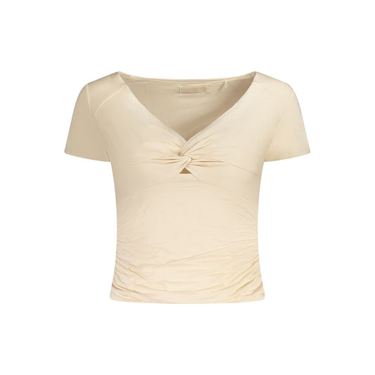 Guess Jeans Pink Modal Tops &amp; T-Shirt