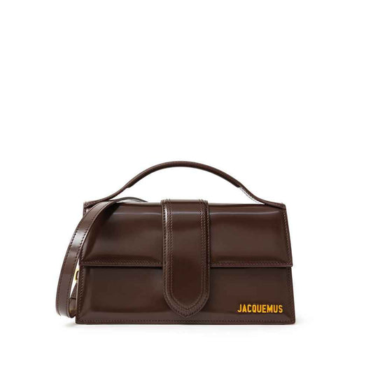 Jacquemus Brown Leather Handbag by Jacquemus