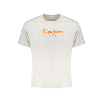 Pepe Jeans Gray Cotton T-Shirt by Pepe Jeans
