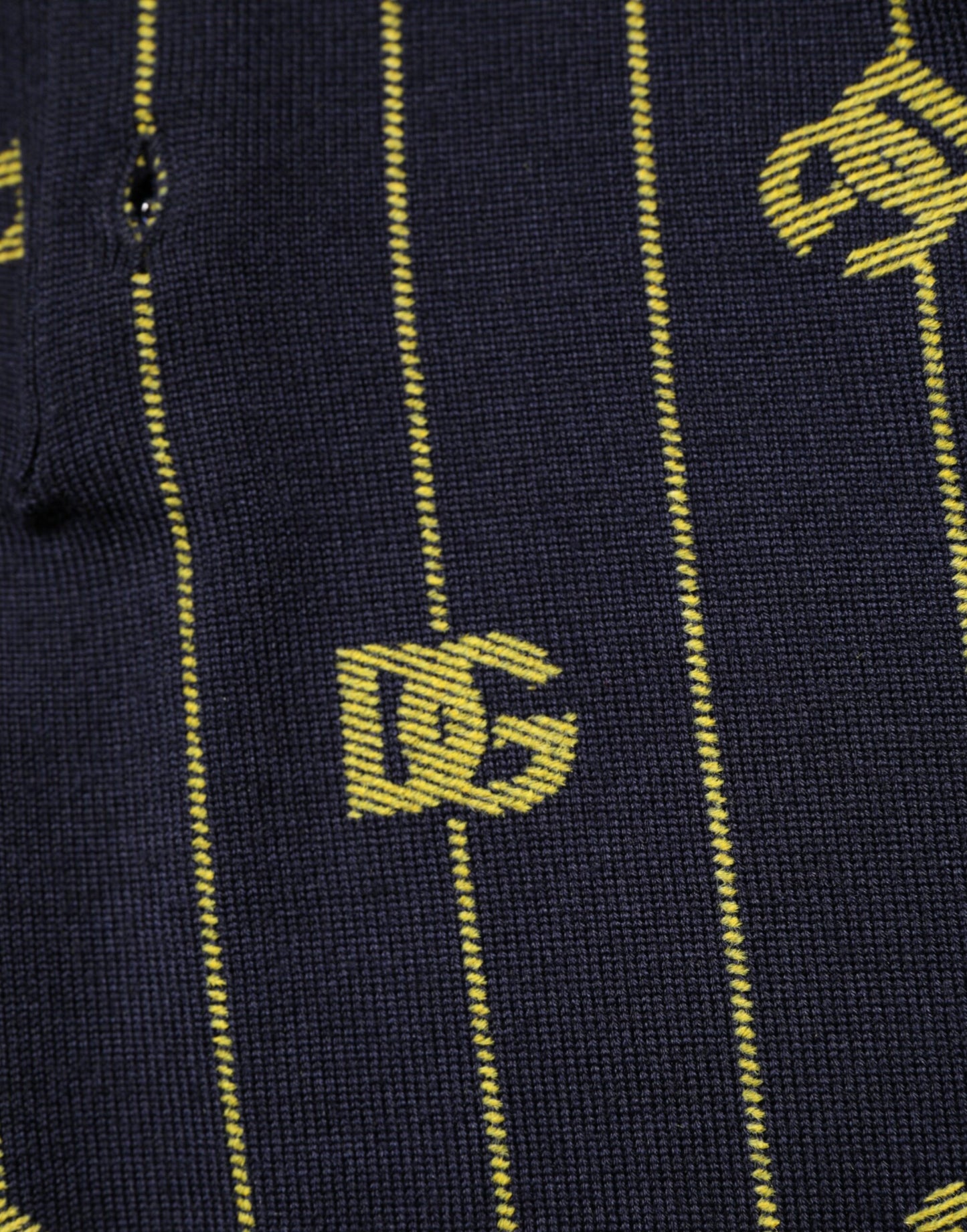 Dolce &amp; Gabbana Black Logo Jacquard Knitted Polo Shirt T-shirt