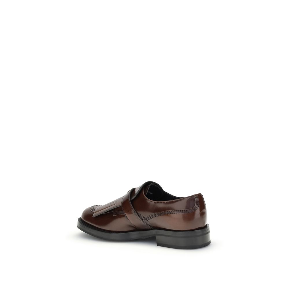 Church's Lace Up Shoes with Fringes Calf Leather Laced Shoes