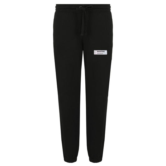 Diego Venturino Black Cotton Jeans &amp; Pant