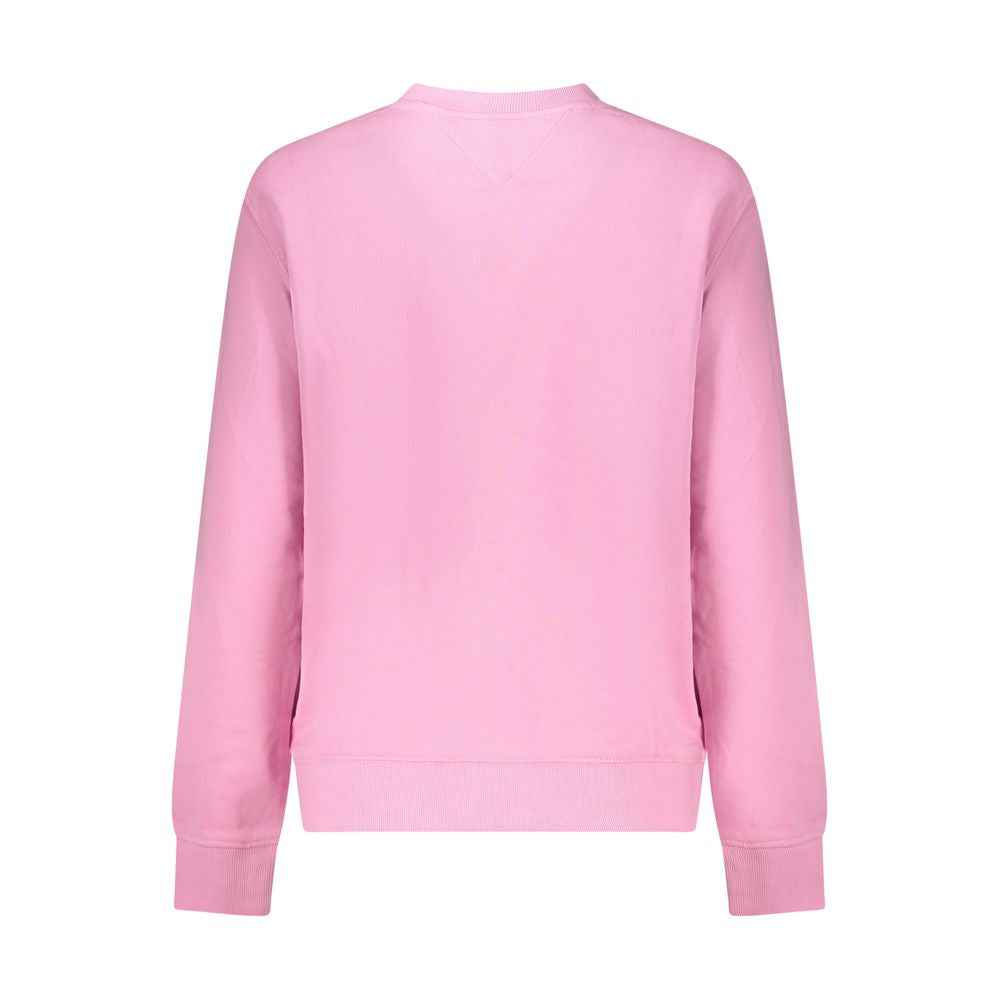 Tommy Hilfiger Katoenen Trui Roze Dames Met Signatuurlogo