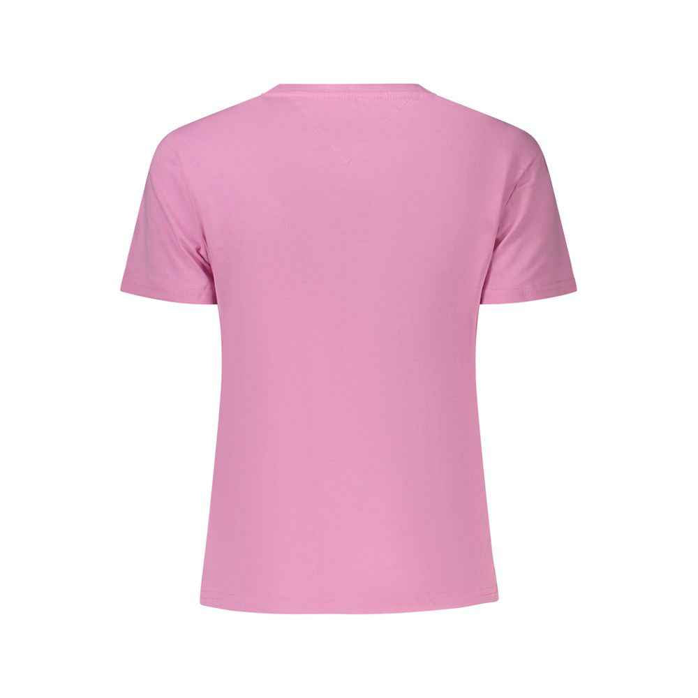 Tommy Hilfiger Pink Cotton Women T-Shirt