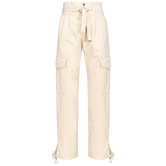 PINKO White Cotton Jeans &amp; Pant