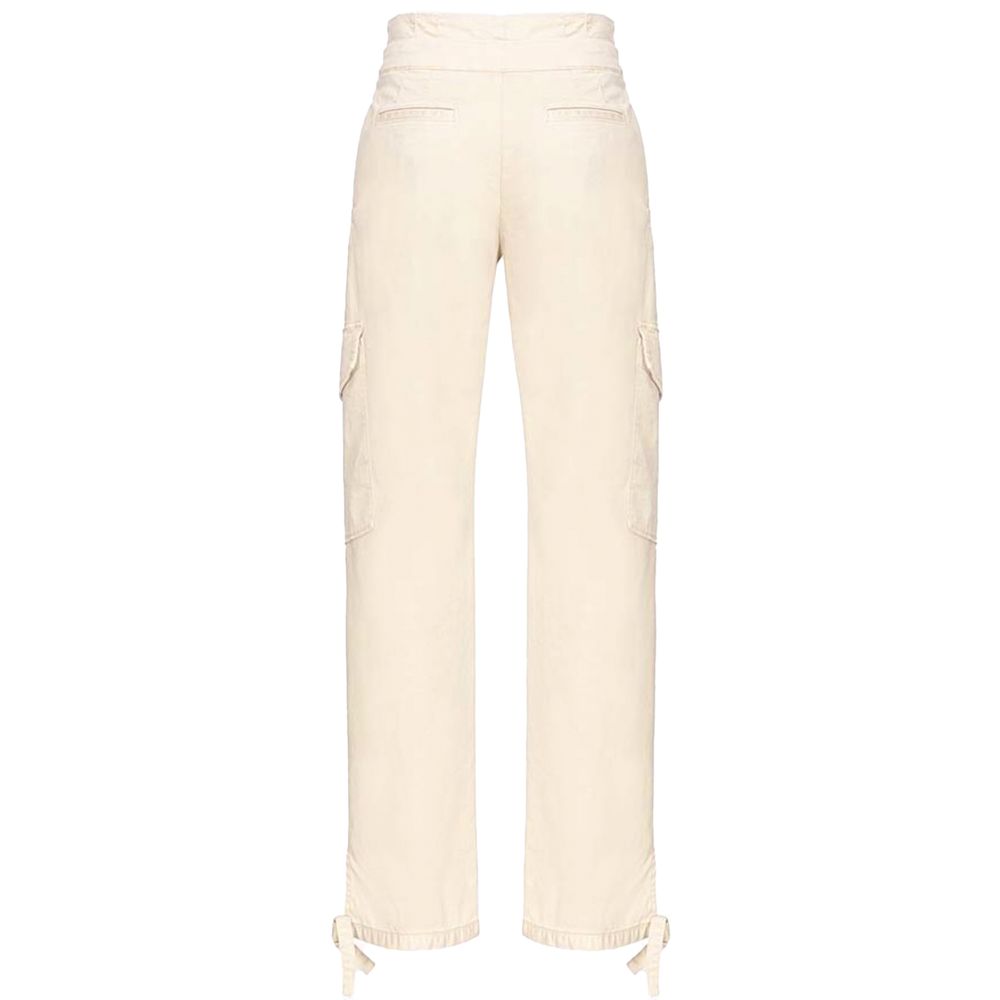 PINKO White Cotton Jeans &amp; Pant