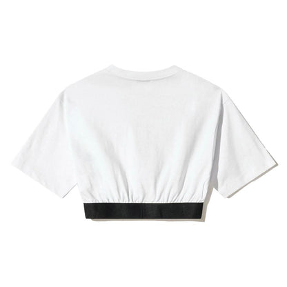 Comme Des Fuckdown White Cotton Tops &amp; T-Shirt