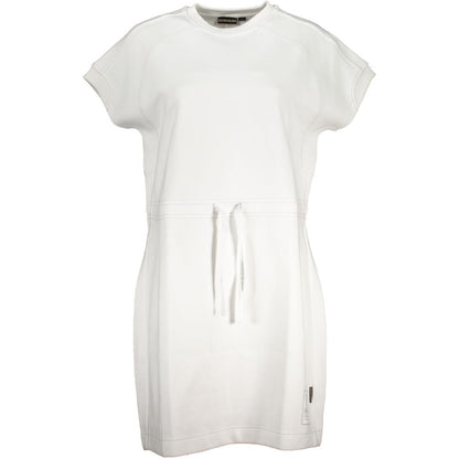 Napapijri White Cotton Dress by Napapijri